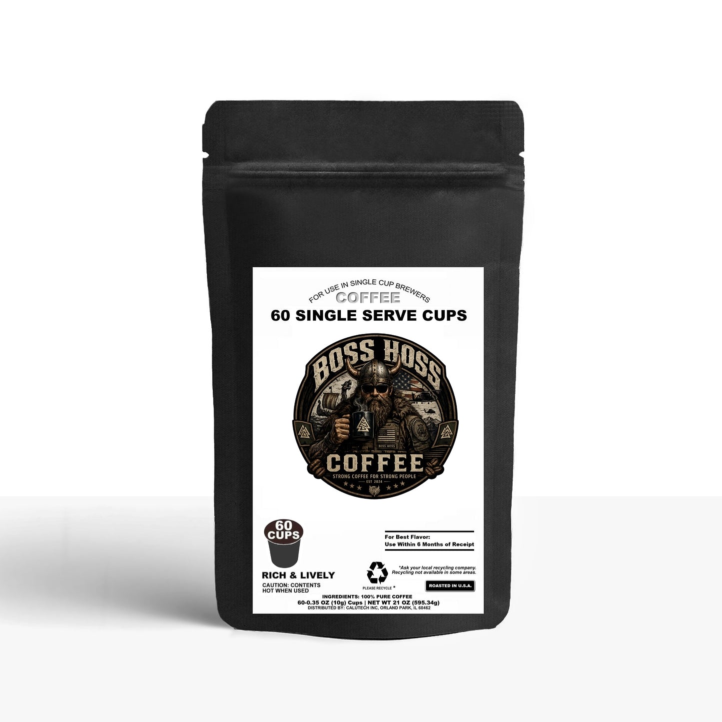 60 Pack Single Serve Coffee Capsules